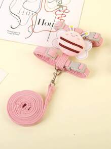 New Cartoon Bee Design Dog/Cat Harness Leash, Pet Supplies