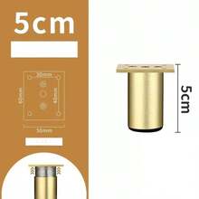 4pcs Aluminum Alloy Furniture Legs - Adjustable Round Sofa Legs, Cabinet Legs, Furniture Feet, Suitable For Cabinets, Desks, Chairs, Sofas, Beds - Multicolor - View 19