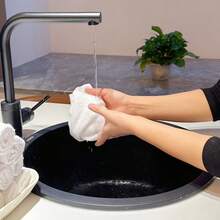 5 sztuk superchłonnej i miękkiej białej bawełny, koronkowy ręcznik do nosa, ściereczka do czyszczenia butów, mały kwadratowy ręcznik dla przedszkolaków, jednorazowy biały ręcznik do łazienki w hotelu, ultralekki, wielofunkcyjny biały kwadratowy ręcznik z koronki, odpowiedni do hoteli i restauracji, wytrzymały materiał, nadaje się do pralek i jako ręczniki do twarzy - Wielokolorowe - Zobacz 5