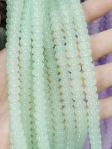 50/100pcs 5mmx8mm Imitation Jade, Agate, Abacus Beads, Loose Beads, Wheel Beads, Spacer Beads, Jewelry DIY Accessories, Bracelets, Keychains, Necklaces Craft Decorations, Beads Materials, Colorful - Please Choose a Color - View 38