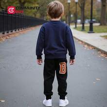 Young Boys Cardigans - Navy Blue - View 4