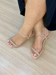 Pegada da Onca Calcados Women Flat Sandals - Màu hồng gỉ - Xem 4