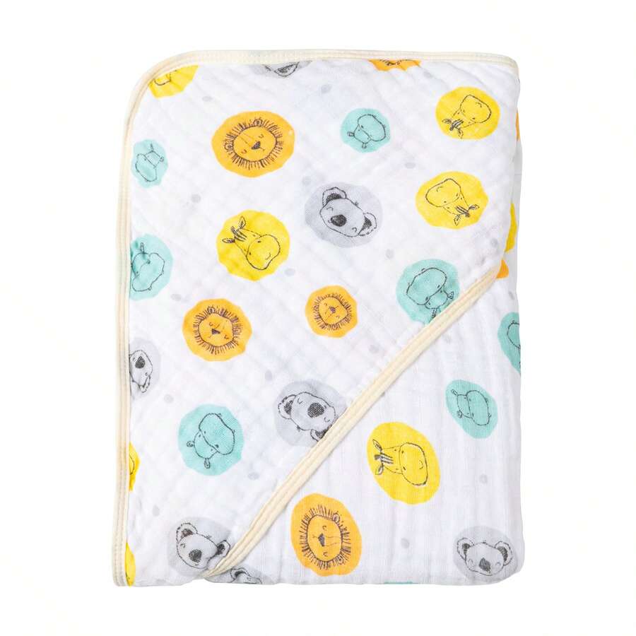 Soft Hooded Baby Diaper Bath Towel OR Kit With 2, 3 Or 4 Towels - Bạn - Xem 1