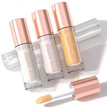 1pcs Liquid Highlighter - Shimmering Highlighter With Buildable Glow, High Quality & Long-Lasting Formula, Multi-Use As Eyeshadow, Facial & Body Highlighter For Parties, Stage Makeup, Everyday - Lightweight Liquid Shine For Cheeks, Eyes, Shoulders, Clavicle - Makeup Essential, Party Glow, Clear Glass Packaging, Precise Cap Design, Glossy Finish, Smooth Application, Festival Goers - 彩色 - 查看 12