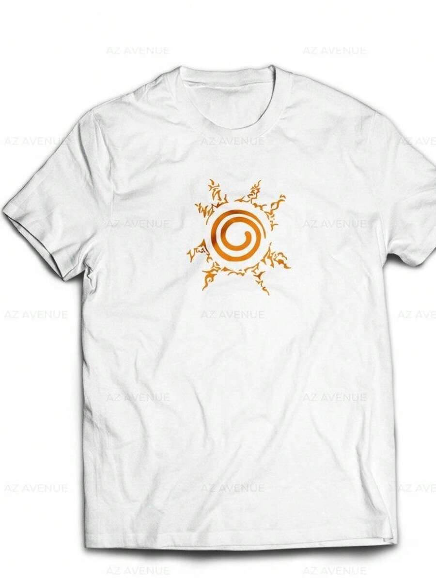 NARUTOS Uzumaki Uchiha Sasuke Anime T-Shirt T Shirt Baju Short Sleeve [ S-5XL]