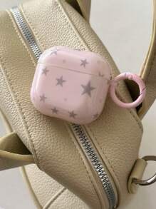 极简粉色、蓝色、黄色、灰色、星形图案 Pro 2/Pro/4/3/2 手机壳，时尚简约女士耳机壳，兼容 Apple