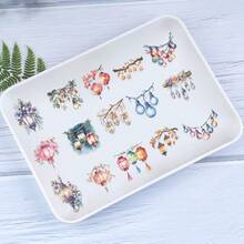 50张透明贴纸，2D INS风格彩色贴纸，卡通贴纸，美学贴纸，涂鸦贴纸，乙烯基贴纸，适用于水瓶、保温杯、吉他、行李箱、手机、手机壳、笔记本电脑、滑板、礼品等。 - 多色B - 查看 3