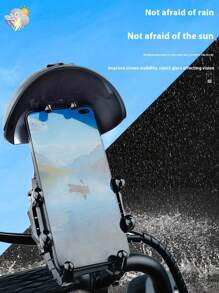 自行车/摩托车手机支架，防水遮阳导航支架，摩托车手机支架，自行车车把手机支架，2025升级3S快装版，适用于、电动自行车、滑板车、自行车配件 - 彩色 - 查看 6