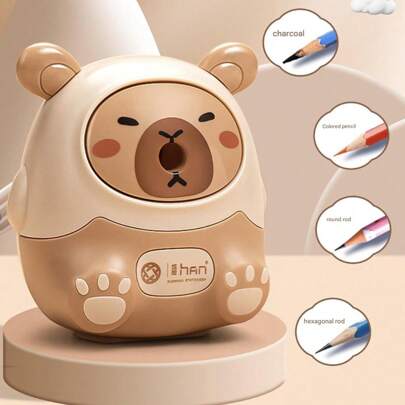 Sacapuntas Manual Sacapuntas En Forma De Capibara Sacapuntas De Mesa Para Oficina Y Escuela Suministros De Papelería