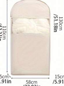 2025 Hot Selling Garment Dust Cover: Thickened Matte Anti-Moisture Anti-Mold Garment Bag | Detachable Widened Non-Slip Hanger (Fits 130cm Long Down Jacket/Cashmere Coat), Christmas Seasonal Storage Savior | Wardrobe Expansion Transparent Window Design, Dust-Proof Anti-Oxidation Garment Bag, Comes With Spare Hanger Hook + Upgraded Red & Gold Color