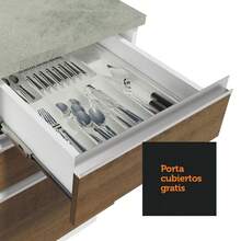 MADESA Baker's Racks - White and Brown - View 9