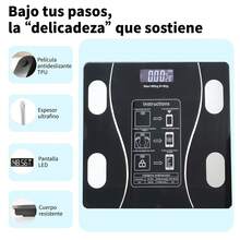 [Esencial para Fitness]Báscula Inteligente de Salud | Análisis Preciso de Músculo/Grasa | Seguimiento de Resultados en App - Multicolor - Ver 6