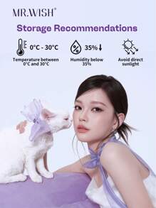 112pcs/Set Innovative Double Lash Stacked Double Magnifying Cooling Thousand Gold Eyes MR.WISH False Eyelashes, Modern Moment Series - Meow Series - Fishing Series Oblique Fly Style - B - View 7