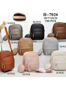 Women's Black Medium Backpack School & Travel Bag