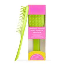 Neon Green Essential Detangler Brush - Wet & Dry Hair,Hair Tools,Hair Items,Travel Essential,Travel,Barber,Hairstylist,Barber Accessories,Valentine's Day,Hair Supplies,Hair Stylist,Barbershop,Salon,Vacation Essentials,Hair Products,Barbershop,Valentine's Gift,Travel Essentials For Women,Hair Stylist Tools - 1 - View 2