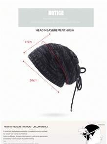 男士针织帽/手套/围巾三件套，秋冬季保暖针织帽