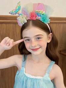 Bộ 2 băng đô đuôi tiên cá và sao biển sáng bóng, trang phục sinh nhật tiên cá cho bé gái, mũ đội đầu vương miện tiên cá, băng đô đính ngọc trai lấp lánh nhiều màu sắc, đồ trang trí hình sao và vỏ sò, đũa thần tiên tiệc tùng, thích hợp cho trang trí chủ đề công chúa dưới nước, mũ đội đầu trang phục công viên giải trí, tiệc sinh nhật, phụ kiện tóc lễ hội | Chi tiết lấp lánh | băng đô bền, đồ trang trí tiệc sinh nhật cho bé gái, quà tặng tiệc hóa trang cho bé gái - Nhiều màu - Xem 8