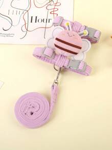 New Cartoon Bee Design Dog/Cat Harness Leash, Pet Supplies