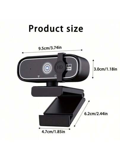 4K/2K/1080P USB Webcam Auto Focus, Privacy Cover, Plug Play Camera PC/Laptop, Zoom, Streaming, Remote Work view 11