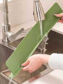 Multi-Functional Suction Cup Water Deflector, Sink Water Deflector, Kitchen Countertop Splash-Proof Water, Extended Sink Water Deflector For Bathroom Washbasin - Multicolor - View 13