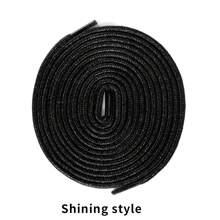 2 piezas cordones de zapatos redondos de diamantes de imitación, 47\"\" Cordones brillantes de diamantes de imitación de cristal, cuerda de cordón de zapato de reemplazo