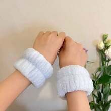 Face Wash Wrist Face Wash Face Makeup Sports Yoga Wristband, Female Skin-Friendly Absorbent Headgear