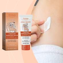 OceAura 50g Body Whitening Bleach Cream Improve Chicken Skin Remove Dark Spots Pigmentation Increase Elasticity Lightening Skin Moisturizing Nourishing For Dark Delicate Underarm Skin Joints - 白色 - 查看 6
