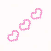 Pixel Heart Shaped Car Tail Light Sticker, Universal Tail Light & Headlight Decal, Car Exterior Decoration Sticker