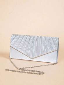 Shiny, Elegant Women's Evening Bag, Clutch, Crossbody Bag, Shoulder Bag Suitable For Weddings, Parties, Back To School, Great Gift
