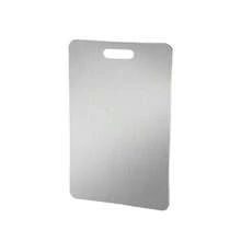 Cutting Board, Portable Titanium Cutting Board For Kitchen, Stainless Steel Cutting Board, Double-Sided  Cutting Board, Stainless Steel Cutting Board, Easy To Clean - 銀白色 - 查看 3
