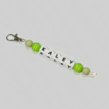 1PC Custom Silicone Keychain, Personalized Name Beaded Sports Keychain/Bag Chain - Boys, Backpack, Basketball, Football, Baseball, Rugby,Volleyball,Tennis,Durable,Colorful,Cute,Adorable,Funny,Kawaii,Y2K,Stylish,Unisex,Casual,Custom,Personalized,Unique,Customized,Ideal Gifts For Him,Ideal Gifts For Her,Her,Boyfriend,Girlfriend,Family,Friends - Silicone Keychain - View 8