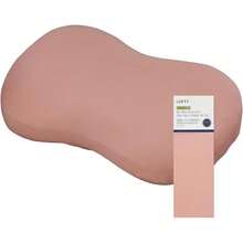 Pillow Cover For 9-Cell Pillows, Made Of High-Quality Natural Material, 100% Cotton, For All Seasons, Pillow Case, Pillow Cover, Soft To The Touch, Gift, Washable, 75 X 42 Cm, Gray, Plain - 粉紅色的 - 查看 1