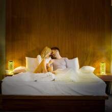 16-Color Rose Ambient Light Crystal Table Lamp RGB Color Changing Night Light,Romantic LED Rose Diamond Touch Lamps For Living Room (Remote & Touch)