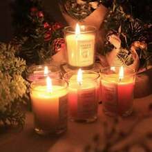 Aromatherapie-Kerzen, romantisches Candlelight-Dinner, Geständnis, Schlafmittel, Schlafzimmer, lang anhaltender Duft, Nische, fortschrittliche romantische kreative Farbornamente, Geburtstagsgeschenk