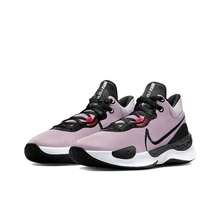 Zapatillas de baloncesto Nike Renew Elevate 3 de punta redonda con cordones, unisex en negro y rosa - Negro - Ver 4