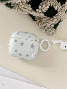 极简粉色、蓝色、黄色、灰色、星形图案 Pro 2/Pro/4/3/2 手机壳，时尚简约女士耳机壳，兼容 Apple