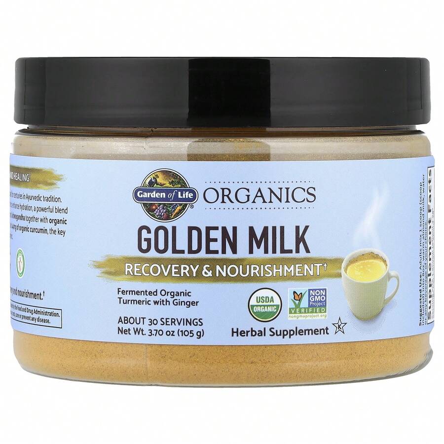 Garden Of Life Organics, Golden Milk, Recovery & Nourishment, 3.7 Oz (105 G) - Others - View 1