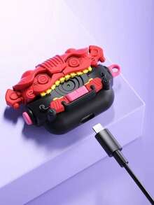 1 件创意假面骑士变身腰带设计 1/2/3/4/Pro 无线蓝牙耳机保护壳（不含耳机） - 彩色 - 查看 4