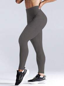 3 件套瑜伽裤套装，紧身瑜伽裤，弹力压缩跑步紧身裤，收腰紧身打底裤 - 彩色 - 查看 6