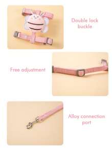 New Cartoon Bee Design Dog/Cat Harness Leash, Pet Supplies