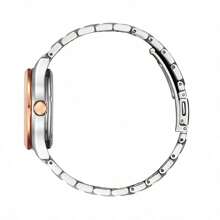 CITIZEN Classic Mechanical Series 100 Meters Waterproof Automatic Mechanical Movement Stainless Steel Strap Japanese And Korean Watch 34mm Women's Watch White Dial PC1009-78B - White - View 2