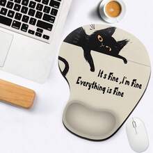 Mouse Pad Wrist Support, Ergonomic Mouse Pad With Wrist Rest, Comfortable Mouse Pad With Smooth Wrist Rest, Suitable For Non Slip Base, Computer, Laptop, Office And Home - Multicolor - View 11