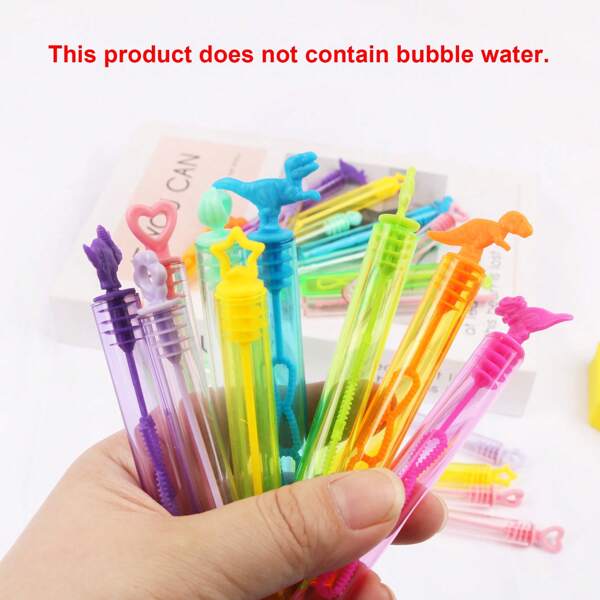 20 piezas Varitas de burbujas de dinosaurio, botellas de jabón de burbujas de plástico, sin agua, perfectas para decoraciones de fiesta de cumpleaños feliz, regalos de boda para invitados, y recuerdos de despedida de soltera, burbujas, recuerdos de fiesta para niños, pistola de burbujas, burbujas, recuerdos de fiesta para niños, obsequio