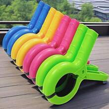 8pcs Extra Large Beach Towel Clips, Suitable For Beach Chairs, Cruise , Colorful Sturdy Clips To Secure Towels, Clothes, Pool, Boats, Etc. - Multicolor - View 10