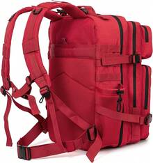 25L/35L/45L Military Tactical Backpack For Men Molle Daypack 3 Day Bug Out Bag Hiking Rucksack With Bottle Holder,10381700 - Red - View 5