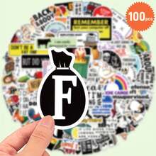 100 Funny And Humorous Doodle Decorative Stickers For Planners, Including Water Bottle And Suitcase Stickers, Perfect For Rewards And Gifts. - 多色的 - 查看 3