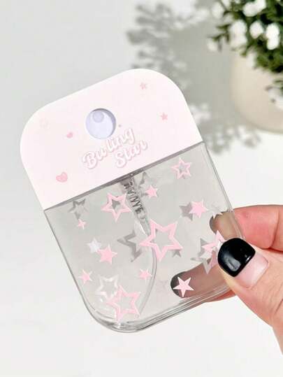 1 件星形喷雾瓶，高品质，便携式液体可再填充瓶，学生喷雾瓶，适合旅行，适合夏季