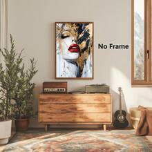 قطعة واحدة، تصميم أنيق باللونين الأسود والذهبي، لوحة فنية ديكورية عصرية بدون إطار، ملصقات مطبوعة، قماش مقاوم للماء، مناسب للمنزل والمكتب وغرفة النوم وغرفة المعيشة والدراسة والحمام والبار، ديكور جداري ولوحات منزلية، هدية عيد مثالية