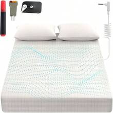 Grounding Sheets King, 90 Organic Cotton+ 0 Pure Silver Fiber, Grounded Bed Sheet Kit, Deep Pocket Grounded Bed Sheet, Relieves Pain - Used For Healthy Sleep Herapy(Gray, King) - 白色+全尺寸(2 件裝) - 查看 1