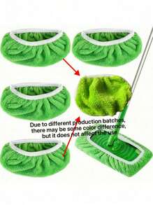 3pcs Washable Microfiber Mop Pads, Design For Wet Or Dry Floor Cleaning, Easy To Install, Essential Home Cleaning Supplies
